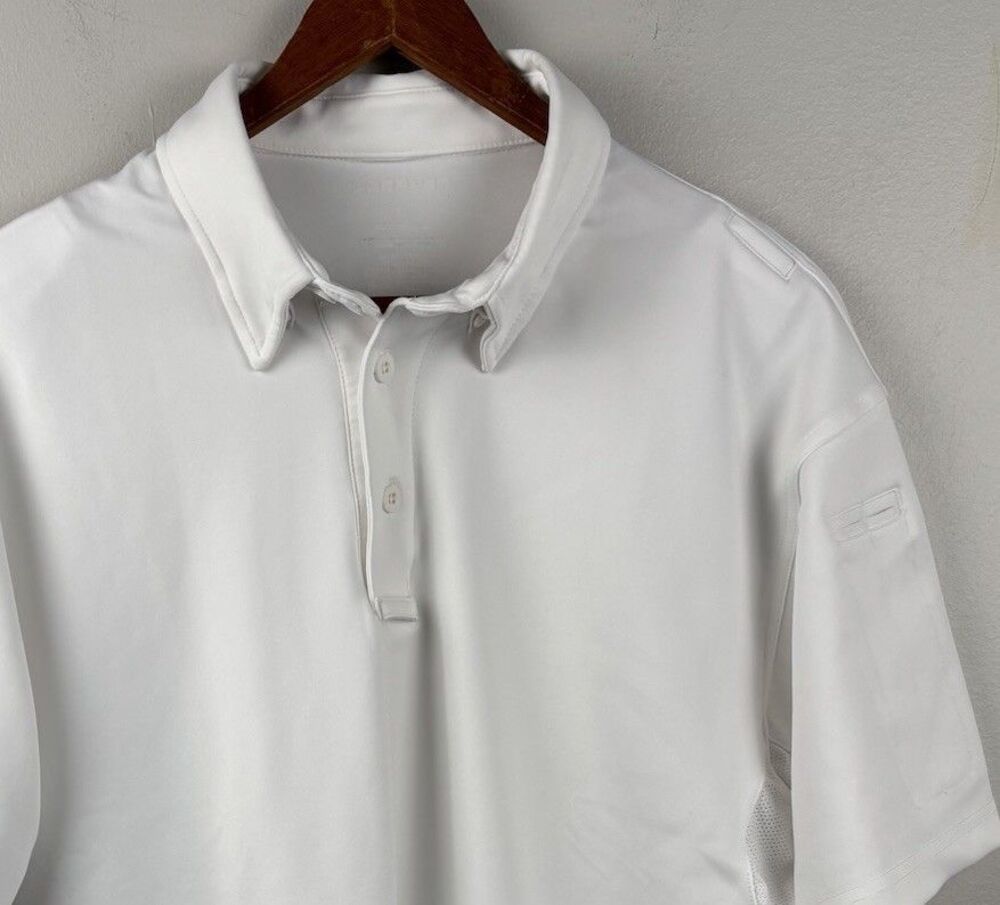 NWT Propper® I.C.E. Men Performance Polo Shirt White Medium SS Tactical Uniform